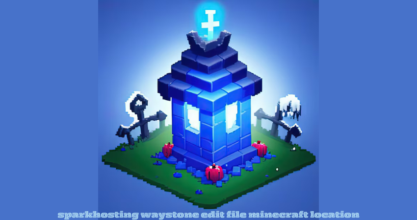 sparkhosting waystone edit file minecraft location